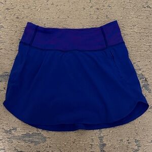 Blue outdoor voices skirt